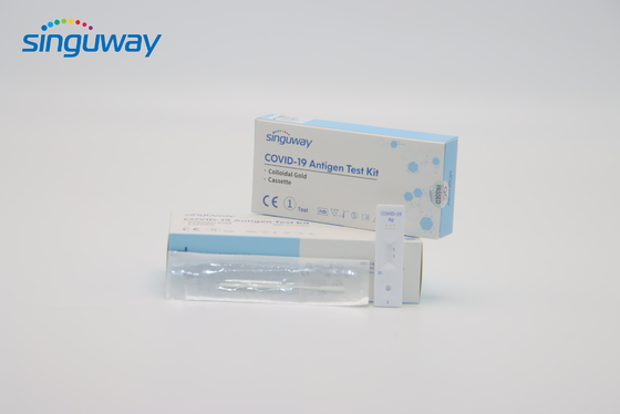 CE Coronavirus Ag Antigen Rapid Test Cassette Swab اختبار شخصي مريح