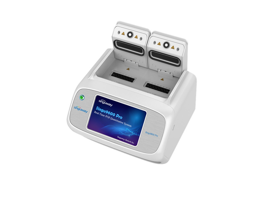 4x8well مزدوج بلوك الوقت الحقيقي PCR محلل آلة اختبار سريع لعينات 32x0.2ml