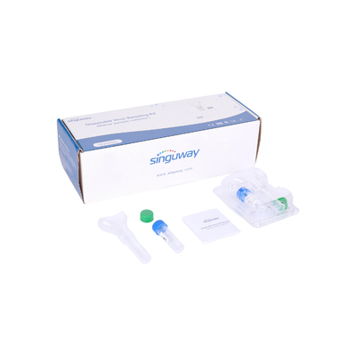 مجموعة أخذ عينات فيروسات دقيقة للاستعمال مرة واحدة محمولة VTM Salival Virus Collection