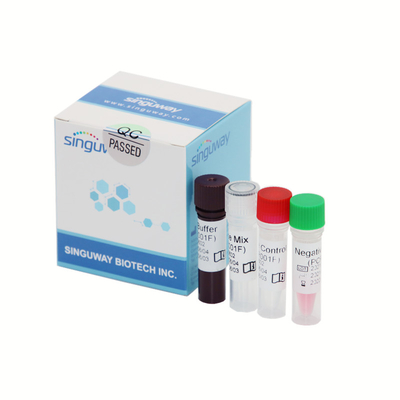 عالية الدقة مرض فيروس كورونا-19 مجموعة أدوات الكشف عن PCR في الوقت الحقيقي ، مسبار الفلورسنت 50 نسخة / مل